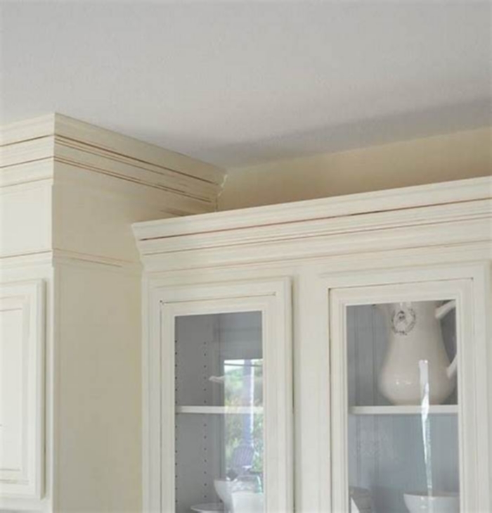 How To Add Crown Molding To Top Of Kitchen Cabinets Cursodeingles Elena